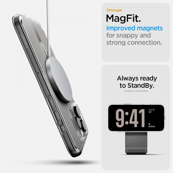 Spigen iPhone 16 Pro Max Skal Ultra Hybrid T MagFit Clear White