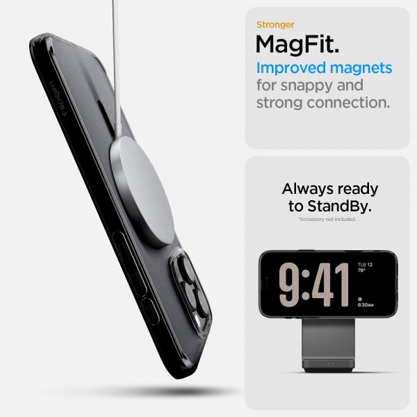 Spigen iPhone 16 Pro Max Skal Ultra Hybrid T MagFit Frost Black