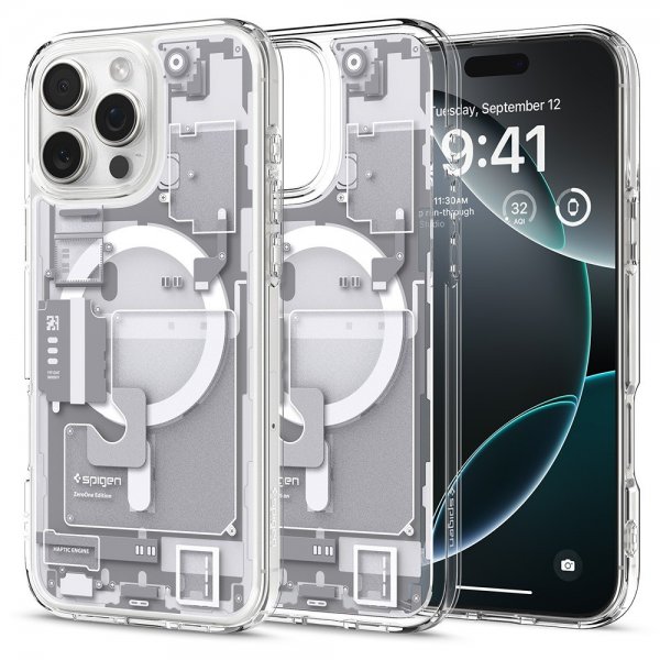 Spigen iPhone 16 Pro Max Skal Ultra Hybrid Zero One MagFit Vit