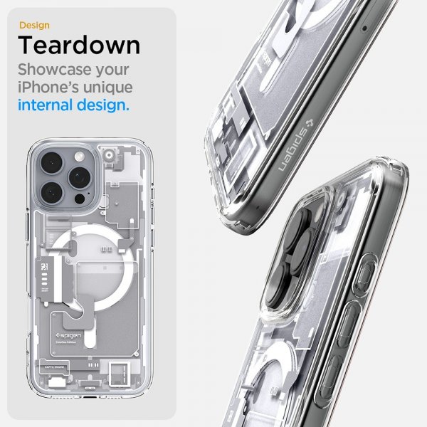 Spigen iPhone 16 Pro Max Skal Ultra Hybrid Zero One MagFit Vit