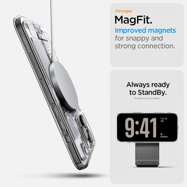 Spigen iPhone 16 Pro Max Skal Ultra Hybrid Zero One MagFit Vit