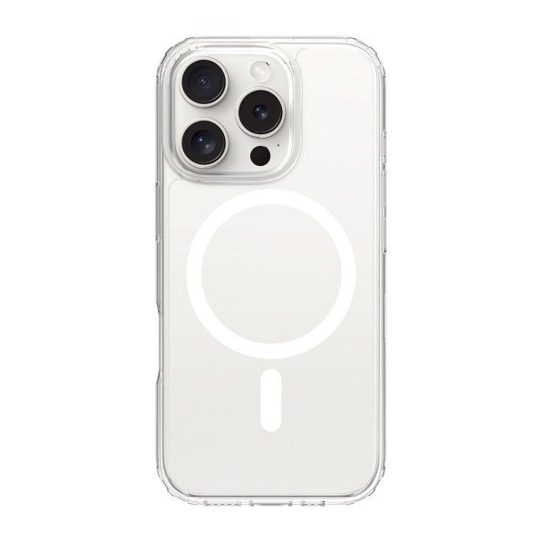 Rvelon iPhone 16 Pro Skal TPU MagSafe Transparent