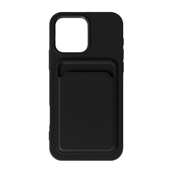 iPhone 16 Pro Skal Korthållare Svart