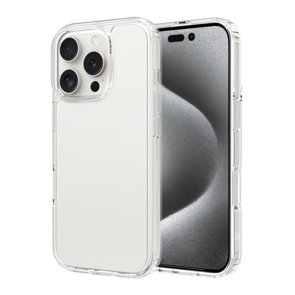 Rvelon iPhone 16 Pro Skal Transparent TPU Transparent