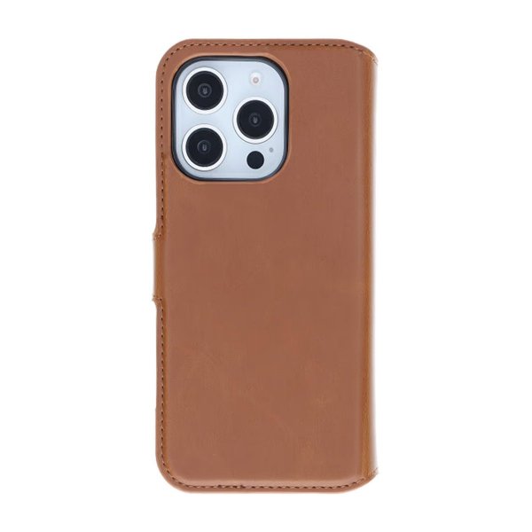 Rvelon iPhone 16 Pro Fodral Magnetiskt Avtagbart Skal Brun