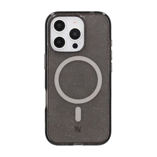 Rvelon iPhone 16 Pro Skal Glitter MagSafe Svart