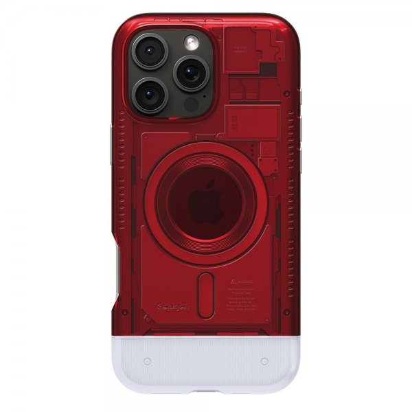 Spigen iPhone 16 Pro Skal Classic C1 MagFit Ruby