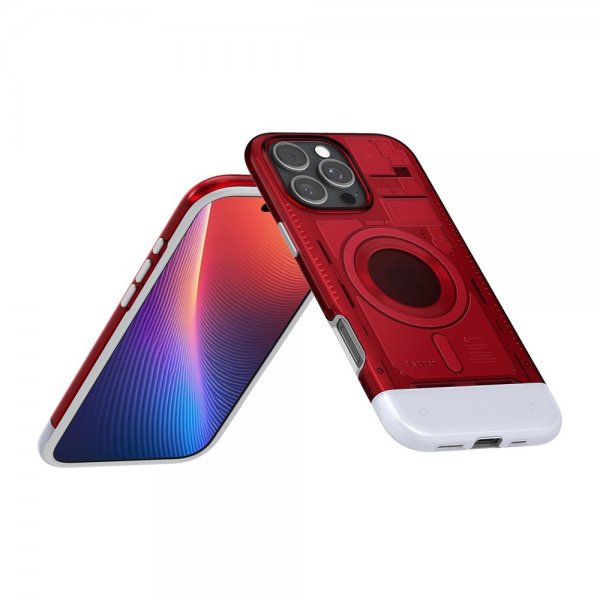 Spigen iPhone 16 Pro Skal Classic C1 MagFit Ruby