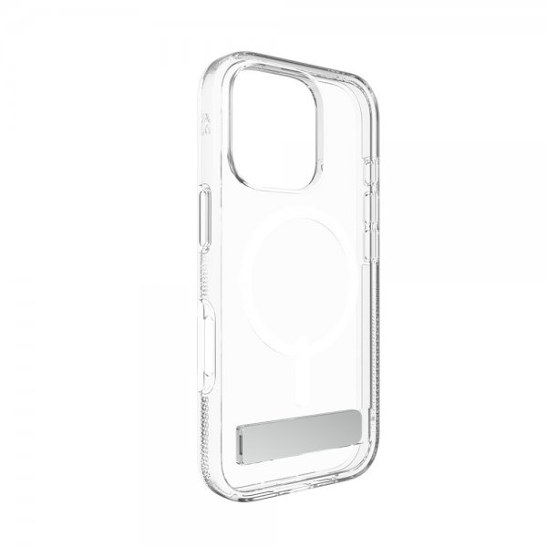 ZAGG iPhone 16 Pro Skal Crystal Palace Snap Kickstand Transparent