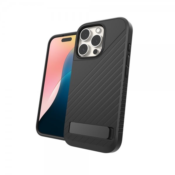 ZAGG iPhone 16 Pro Skal Denali Snap Kickstand Svart