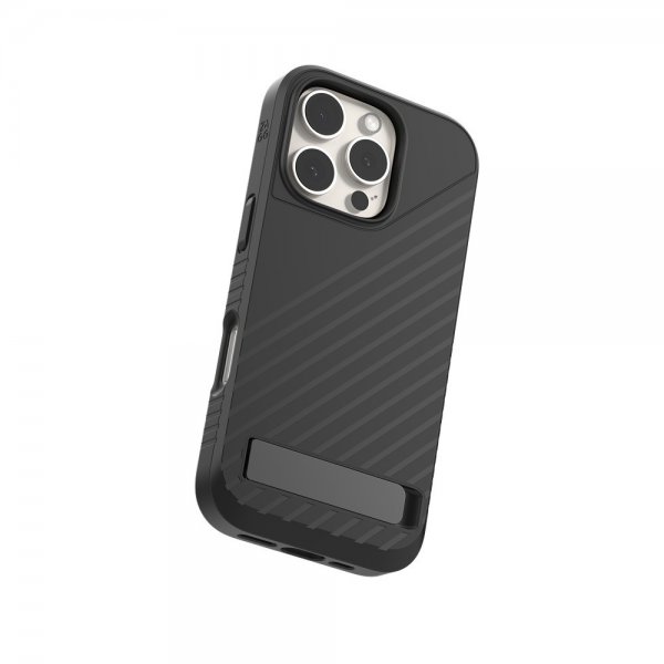 ZAGG iPhone 16 Pro Skal Denali Snap Kickstand Svart