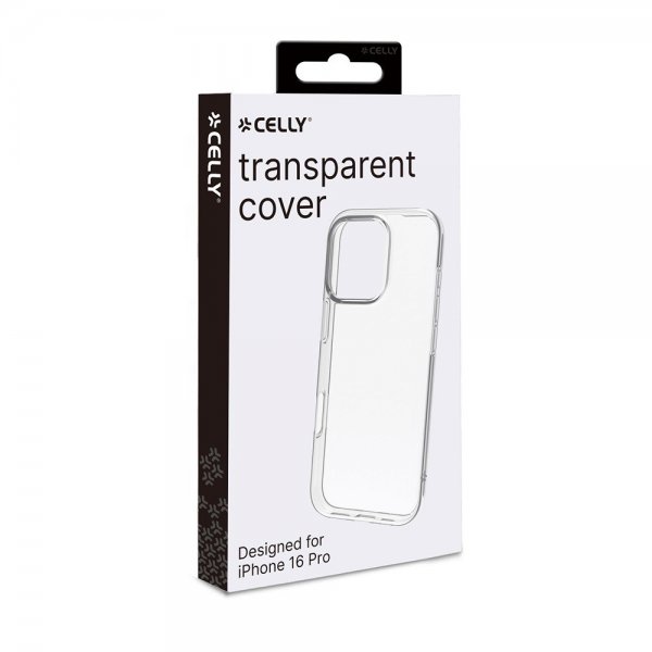 Celly iPhone 16 Pro Skal GELSKIN Transparent