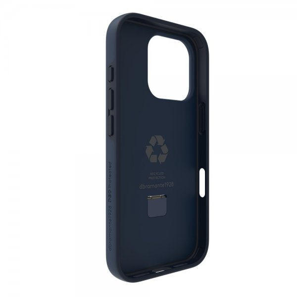 dbramante1928 iPhone 16 Pro Skal Iceland Ultra D3O MagSafe Kickstand Blå