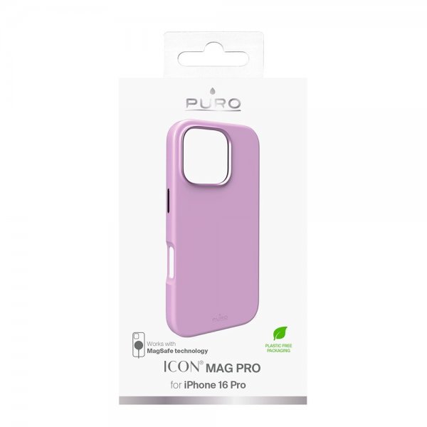 Puro iPhone 16 Pro Skal ICON Mag Pro Rosa