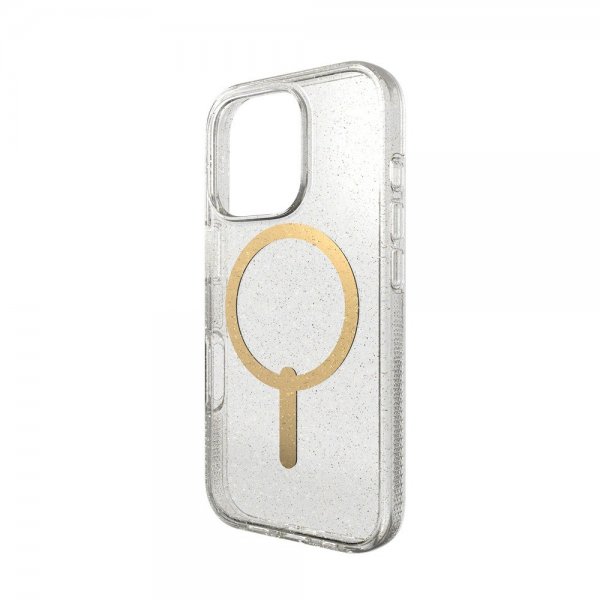ZAGG iPhone 16 Pro Skal Milan Snap Gold Glitter