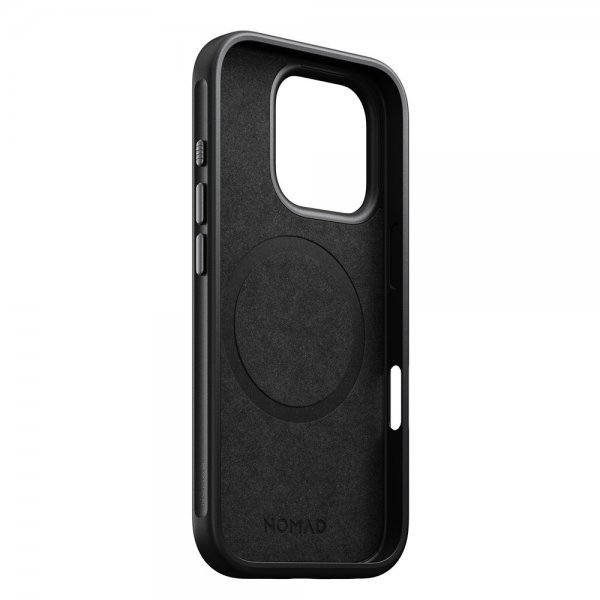 Nomad iPhone 16 Pro Skal Modern Leather Case Svart
