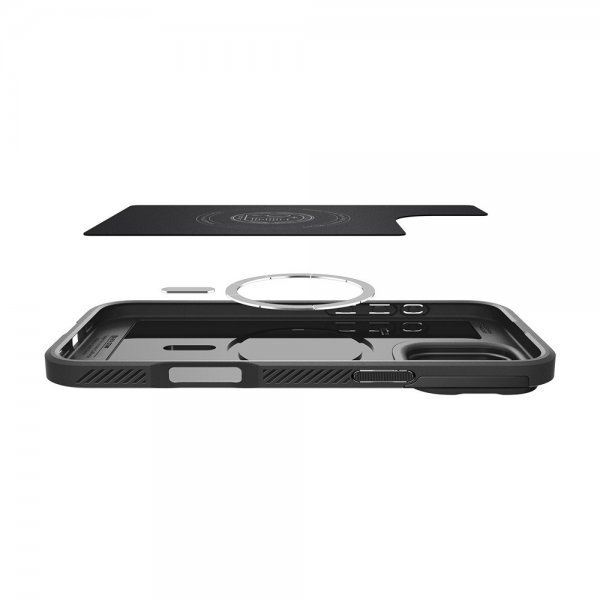 Spigen iPhone 16 Pro Skal Optik Armor MagFit Svart