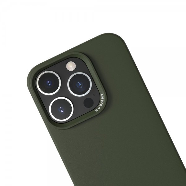 Nudient iPhone 16 Pro Skal Thin Case MagSafe Pine Green