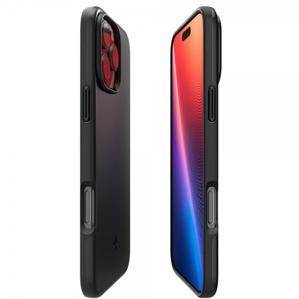Spigen iPhone 16 Pro Skal Thin Fit MagFit Svart