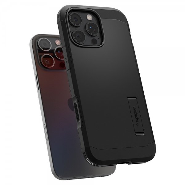 Spigen iPhone 16 Pro Skal Tough Armor T MagFit Svart
