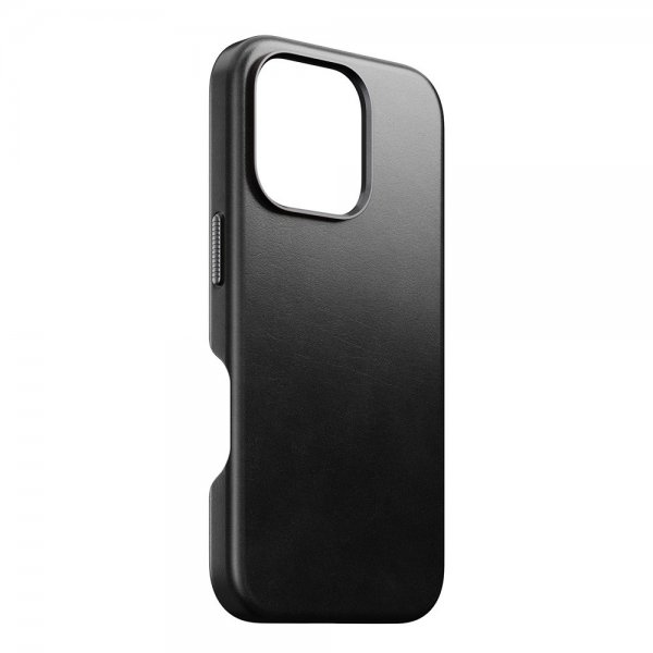 Nomad iPhone 16 Pro Skal Traditional Leather Case Horween Svart