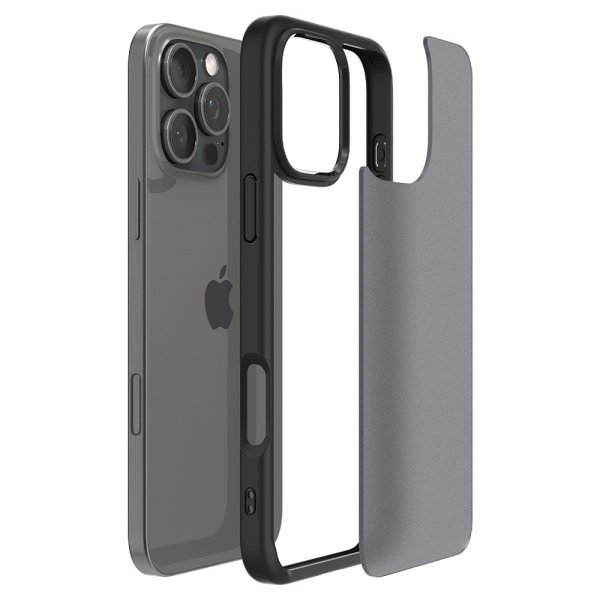 Spigen iPhone 16 Pro Skal Ultra Hybrid Frost Black