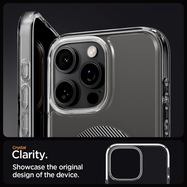 Spigen iPhone 16 Pro Skal Ultra Hybrid MagFit Carbon Fiber