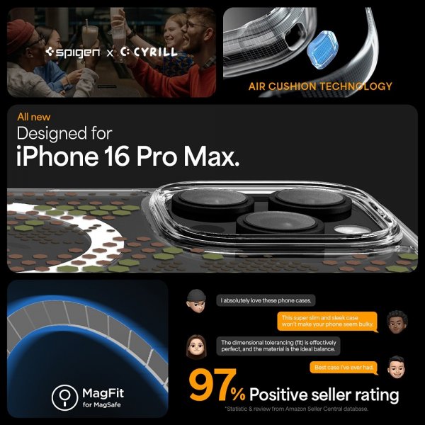 Spigen iPhone 16 Pro Skal Ultra Hybrid MagFit Digital Camo