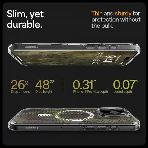 Spigen iPhone 16 Pro Skal Ultra Hybrid MagFit Digital Camo