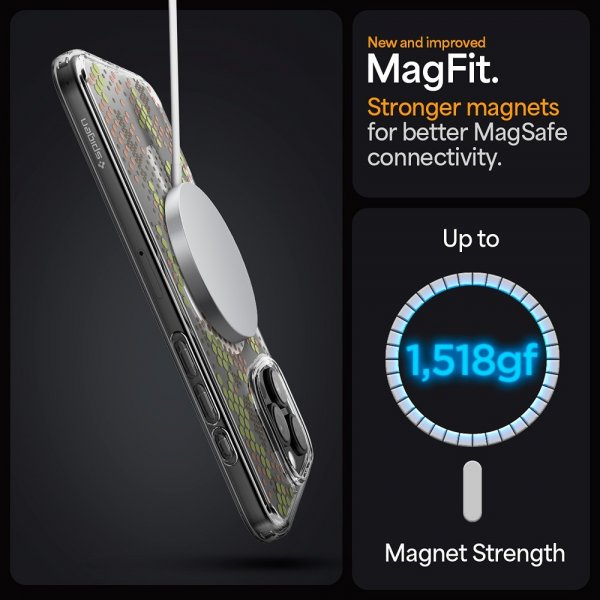 Spigen iPhone 16 Pro Skal Ultra Hybrid MagFit Digital Camo