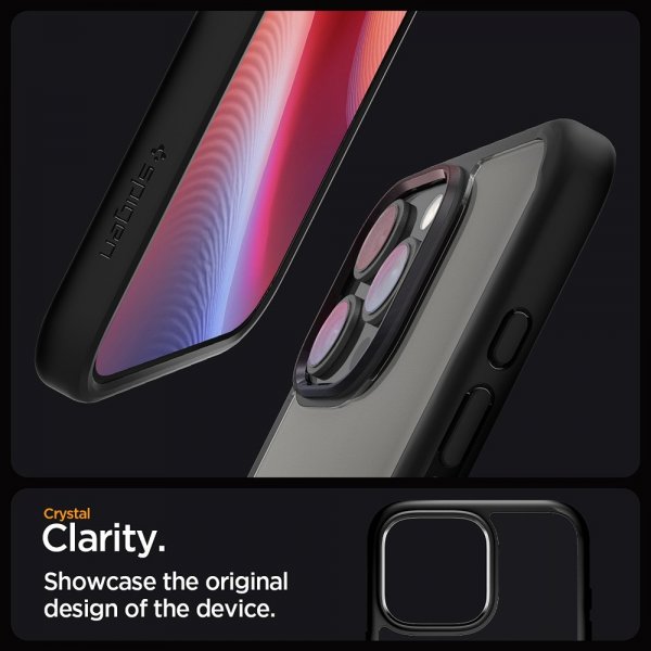 Spigen iPhone 16 Pro Skal Ultra Hybrid Matte Svart