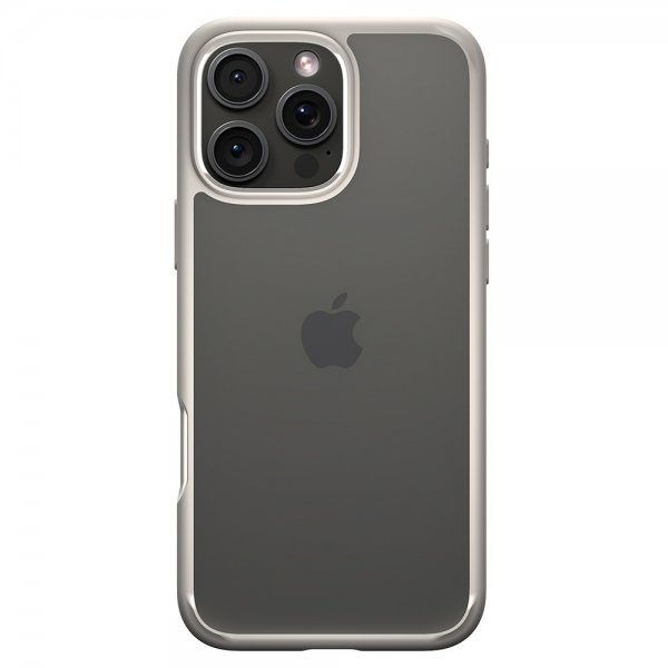 Spigen iPhone 16 Pro Skal Ultra Hybrid Natural Titanium