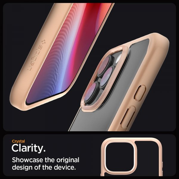 Spigen iPhone 16 Pro Skal Ultra Hybrid Rose Titanium