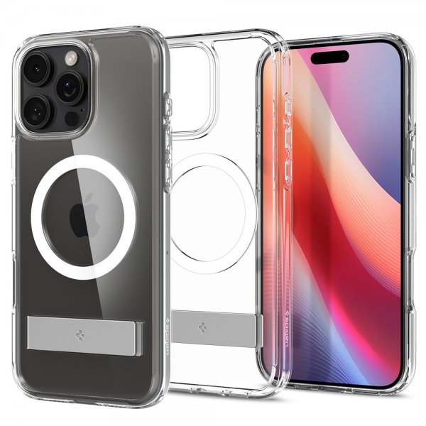 Spigen iPhone 16 Pro Skal Ultra Hybrid S MagFit Crystal Clear
