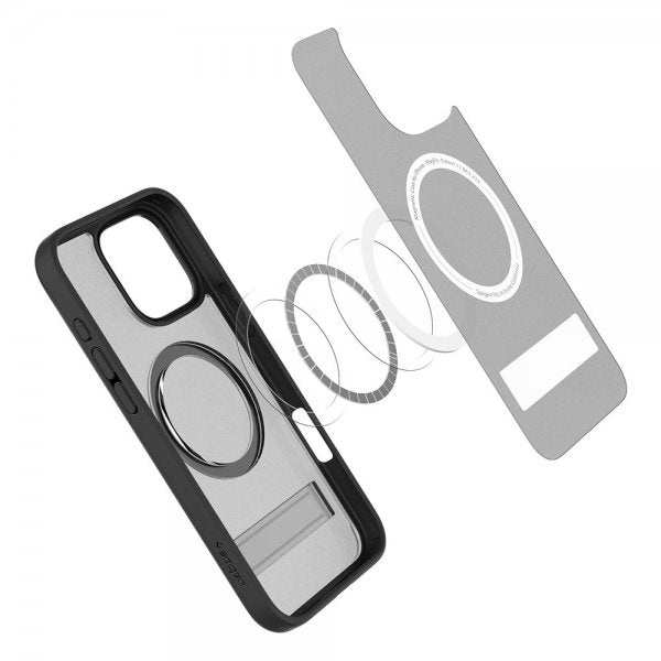 Spigen iPhone 16 Pro Skal Ultra Hybrid S MagFit Frost Black
