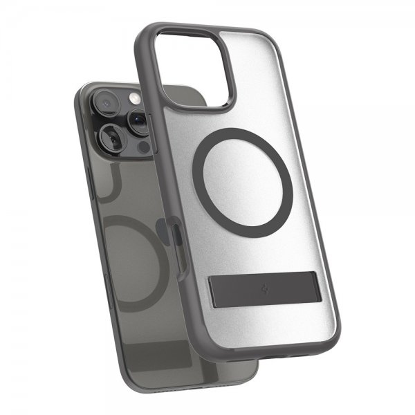 Spigen iPhone 16 Pro Skal Ultra Hybrid S MagFit Frost Gray