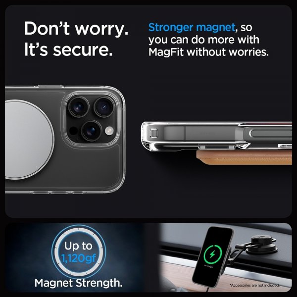 Spigen iPhone 16 Pro Skal Ultra Hybrid S MagFit Graphite
