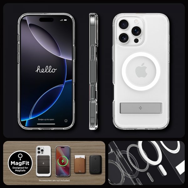 Spigen iPhone 16 Pro Skal Ultra Hybrid S MagFit Graphite