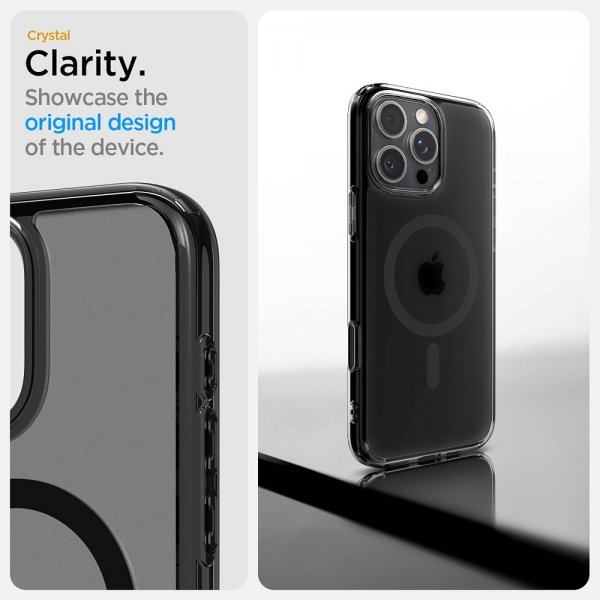 Spigen iPhone 16 Pro Skal Ultra Hybrid T MagFit Frost Black