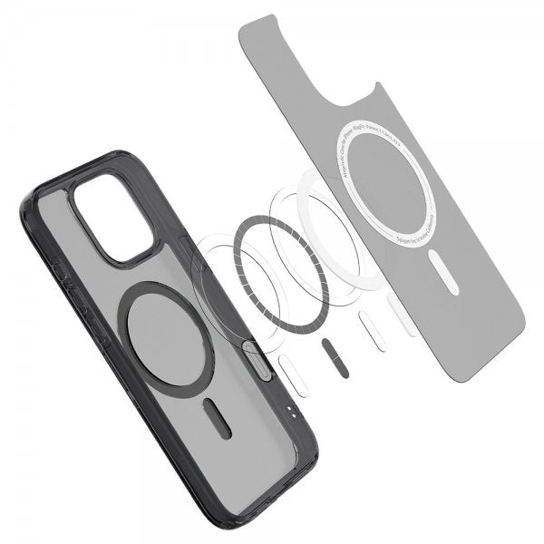Spigen iPhone 16 Pro Skal Ultra Hybrid T MagFit Frost Black