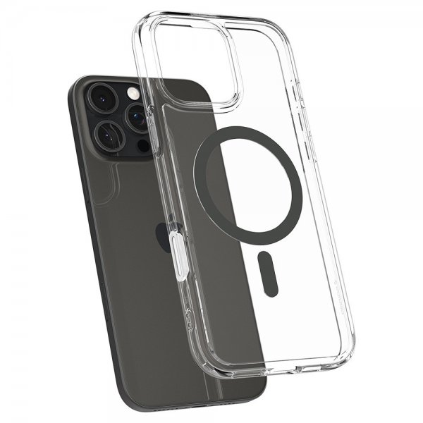 Spigen iPhone 16 Pro Skal Ultra Hybrid T MagFit Graphite