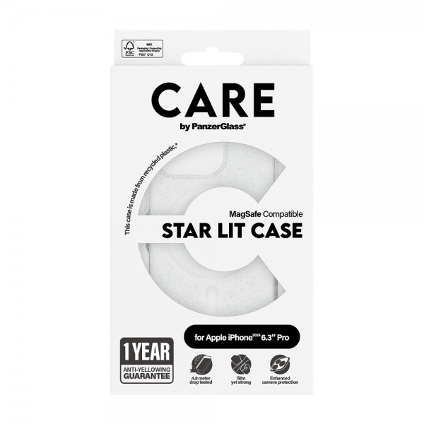 CARE by PanzerGlass iPhone 16 Pro Skal Urban Combat MagSafe Star Lit