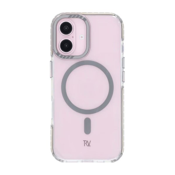 Rvelon iPhone 16 Skal TPU MagSafe Grå
