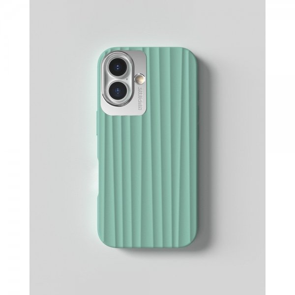 Nudient iPhone 16 Skal Bold MagSafe Opal Turquoise
