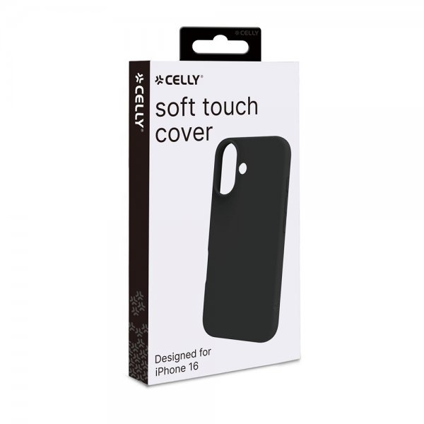 Celly iPhone 16 Skal CROMO Svart