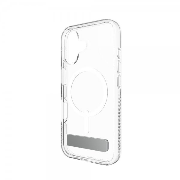 ZAGG iPhone 16 Skal Crystal Palace Snap Kickstand Transparent