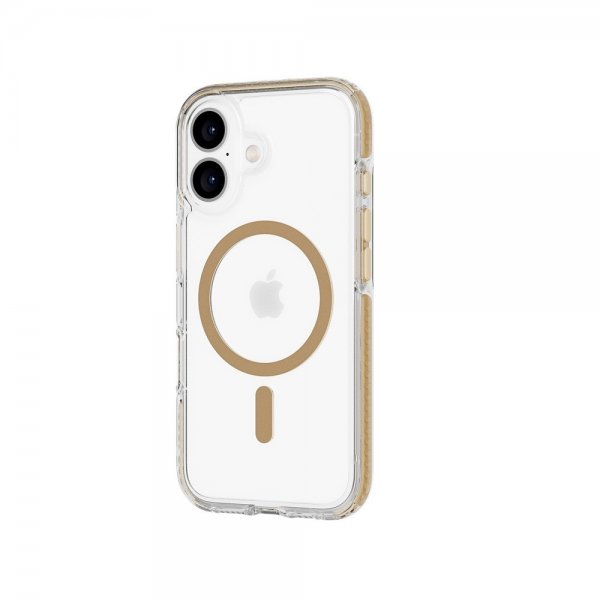 Tech21 iPhone 16 Skal EvoCrystal MagSafe Guld