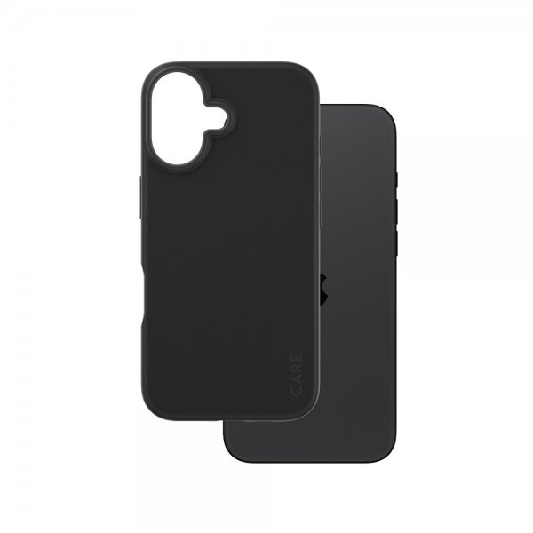 CARE by PanzerGlass iPhone 16 Skal Fashionable Svart