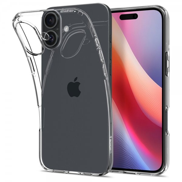 Spigen iPhone 16 Skal Liquid Crystal Crystal Clear