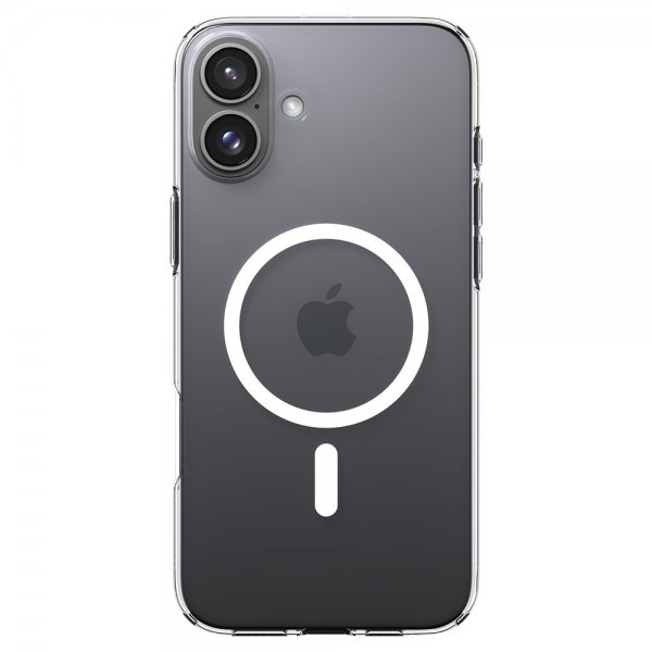 Spigen iPhone 16 Skal Liquid Crystal MagFit Crystal Clear